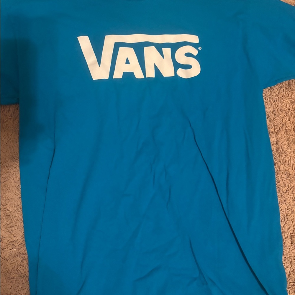 Vans Vibrant Blue Cotton Tee